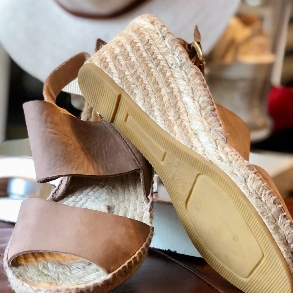 KANNA Espadrille Wedge Heel Sandals